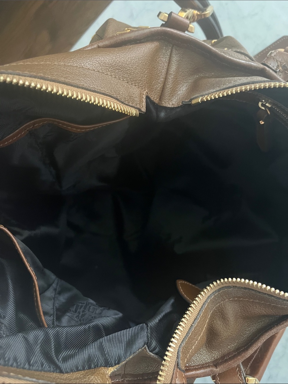 Burberry Prorsum Large Leather Metal StitchTote Bag - Picture 15 of 16